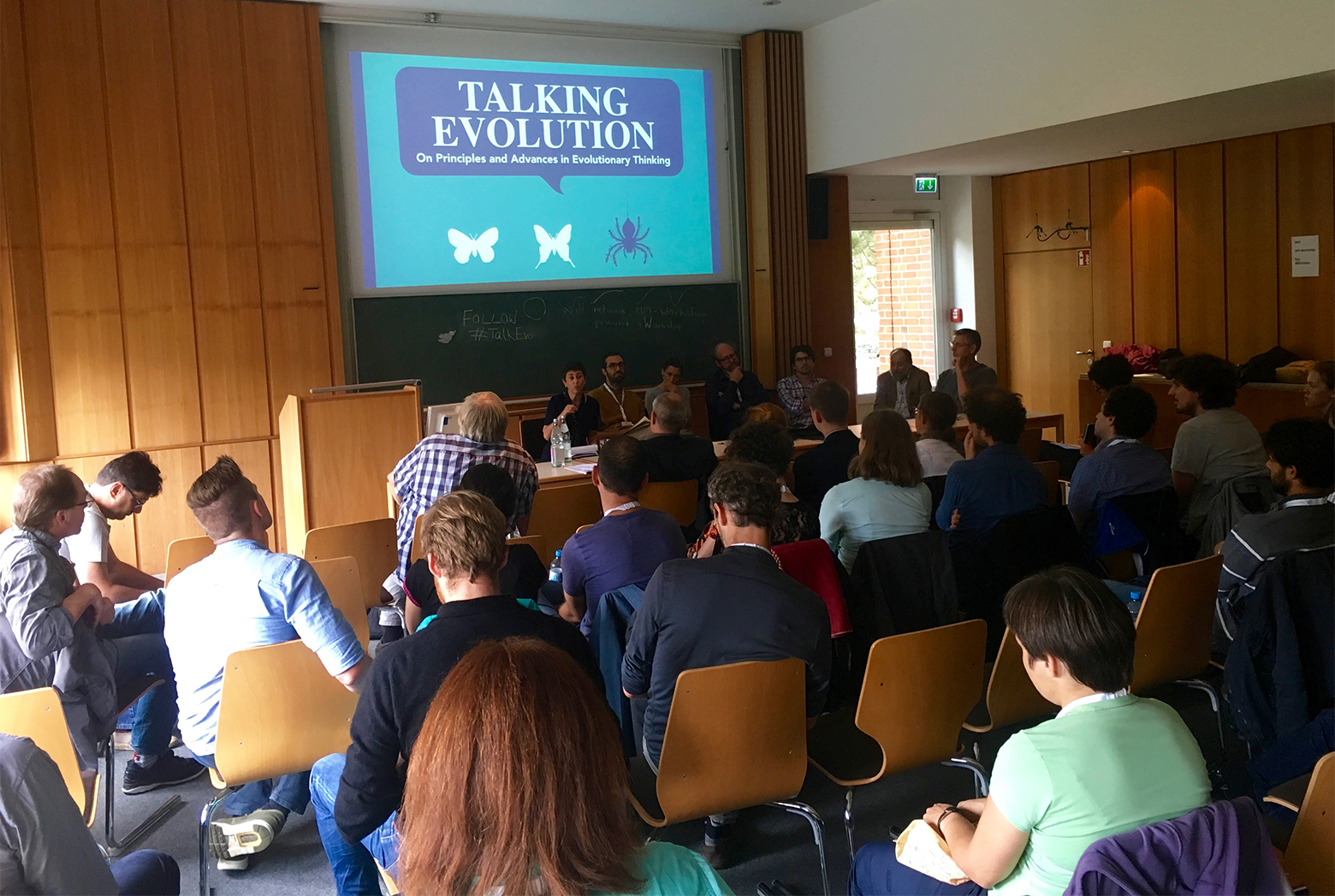 discussion session at Talking Evolution